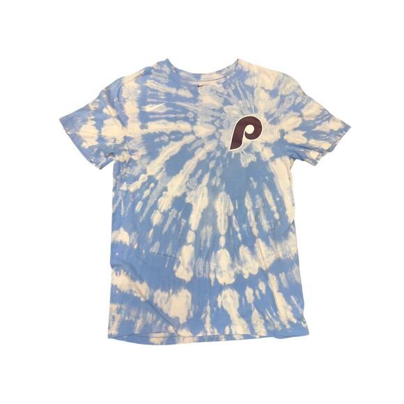 Philadelphia Phillies JT Realmuto Nike Bleached Jersey Tee - Picture 1 of 3